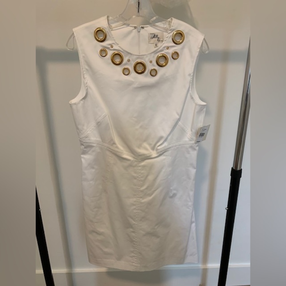 Milly, white tank dress.